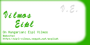 vilmos eipl business card